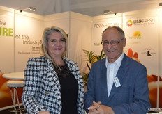 Natasha Foster and Andy Makeham from LinkFresh